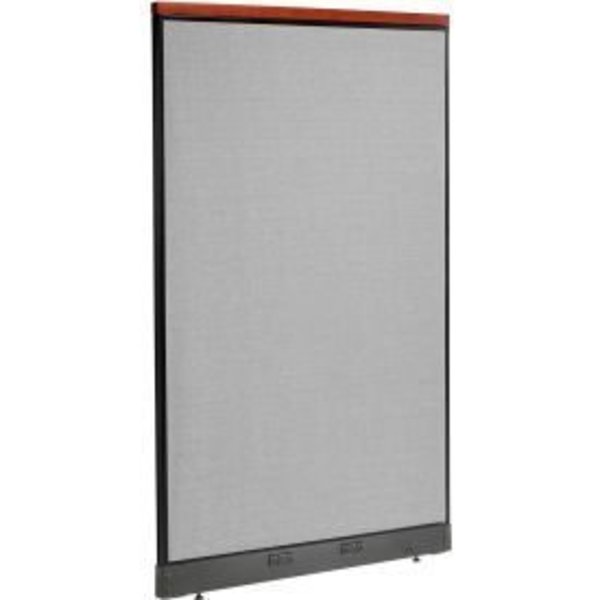 Global Equipment Interion    Deluxe Electric Office Partition Panel, 48-1/4"W x 77-1/2"H, Gray 277553EGY